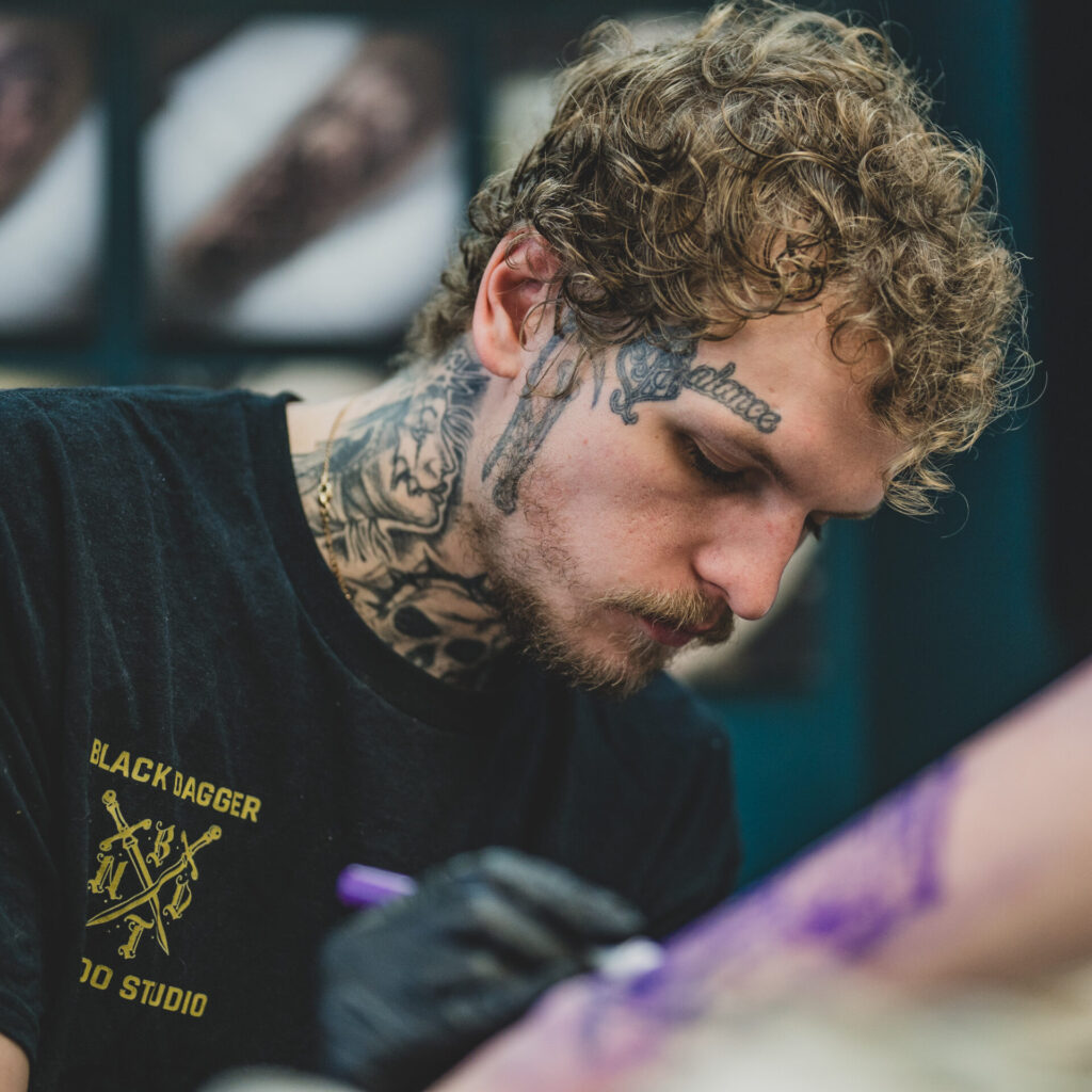 Owen Peat - Tattoo Artist Norwich - Blanc Creative Photography