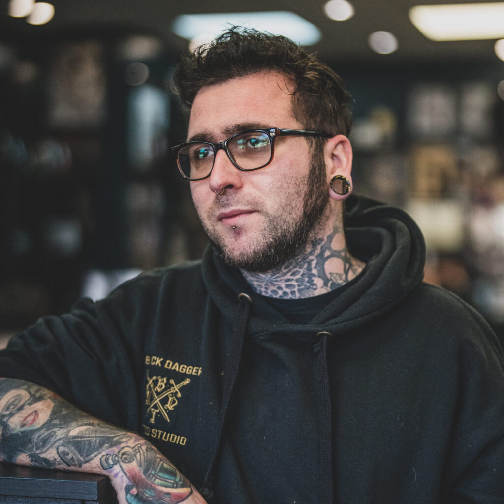 Chris Martin Tattooist - Blanc Creative Norwich Portrait Photography